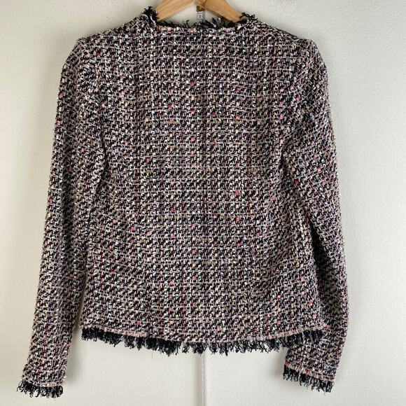 IRO Shavadispe Tweed Blazer Size 2 or 34 Black Multi Lady Jacket Maximalist Prep - Picture 9 of 13